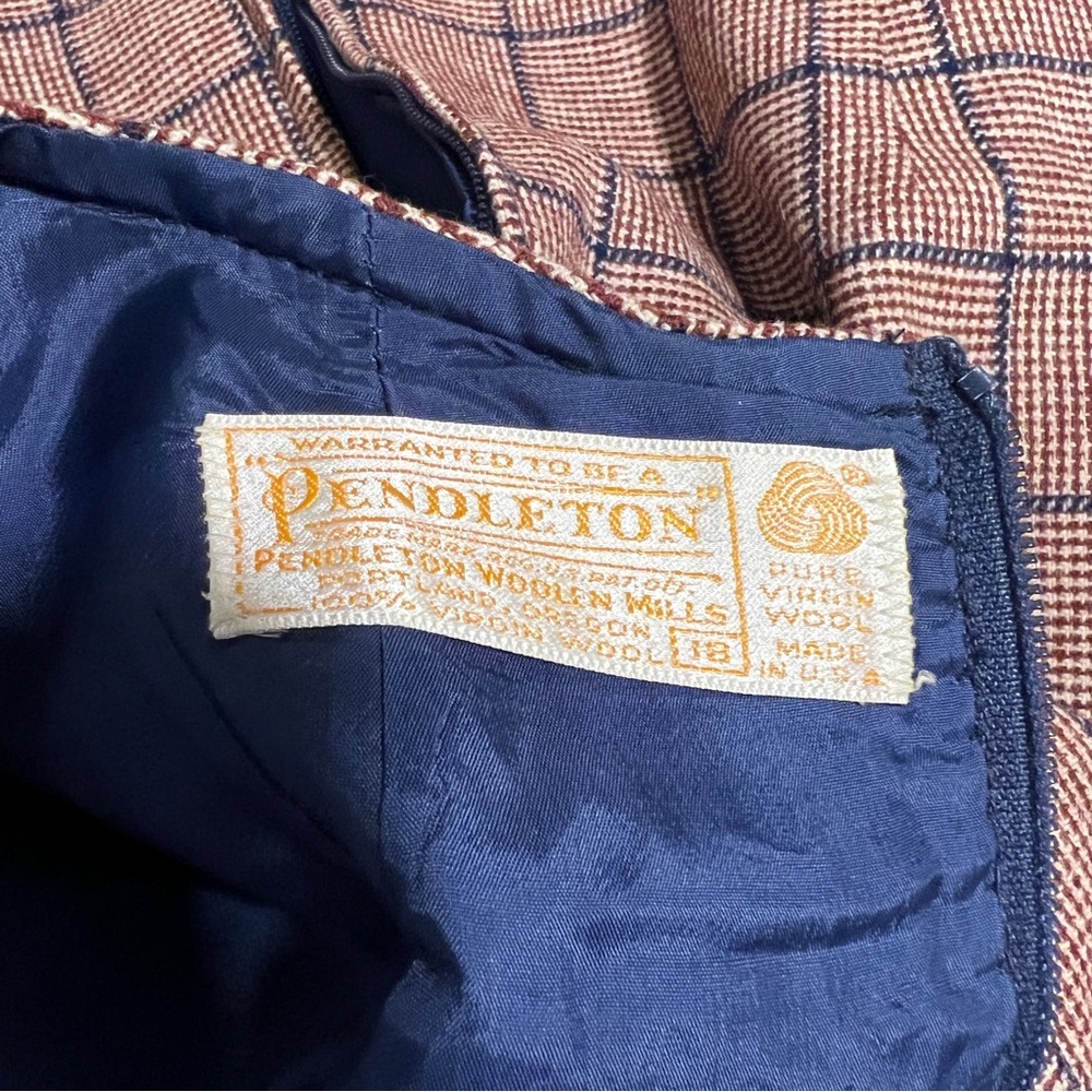 Pendleton plaid wool dress - Picture 4 of 6